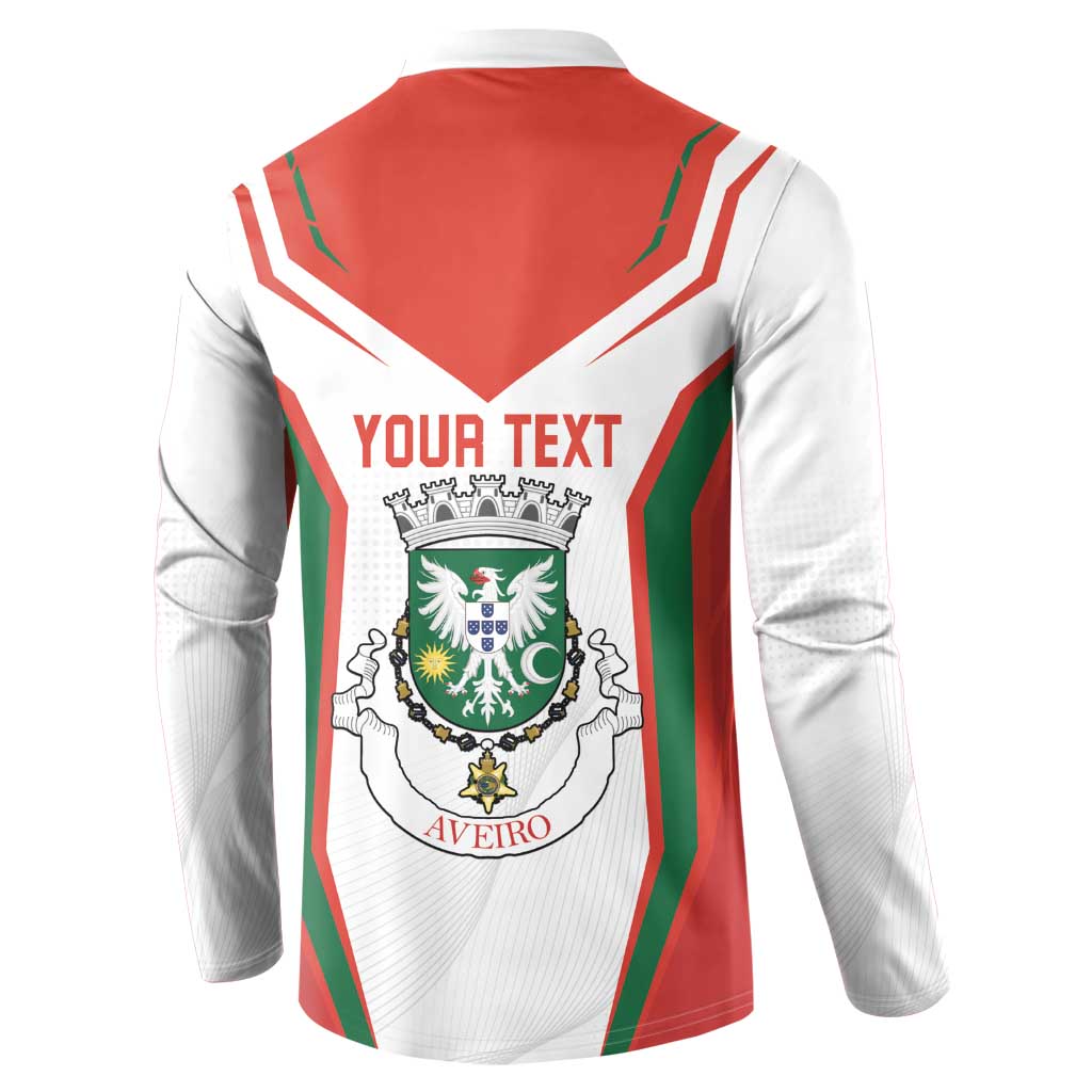 Personalized Aveiro Portugal Button Sweatshirt Sporty Style - Wonder Print Shop