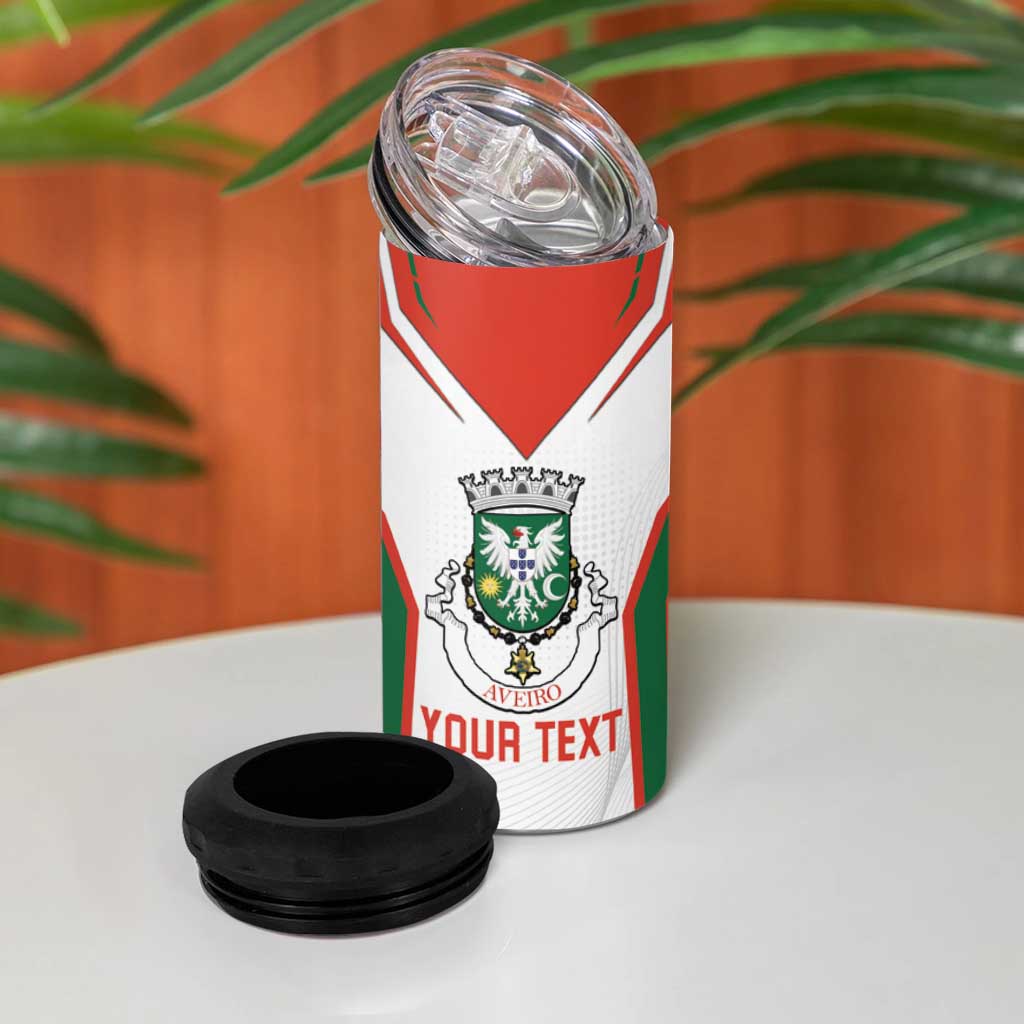 Personalized Aveiro Portugal 4 in 1 Can Cooler Tumbler Sporty Style - Wonder Print Shop