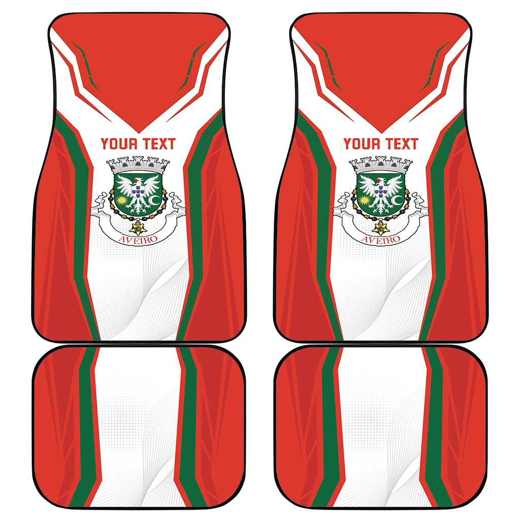 Personalized Aveiro Portugal Car Mats Sporty Style - Wonder Print Shop