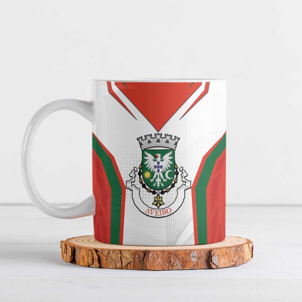 Personalized Aveiro Portugal Ceramic Mug Sporty Style - Wonder Print Shop
