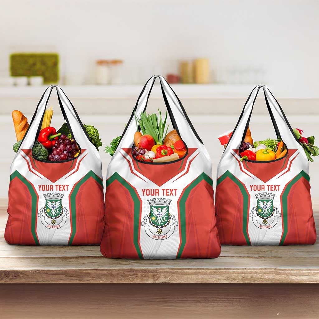 Personalized Aveiro Portugal Grocery Bag Sporty Style - Wonder Print Shop
