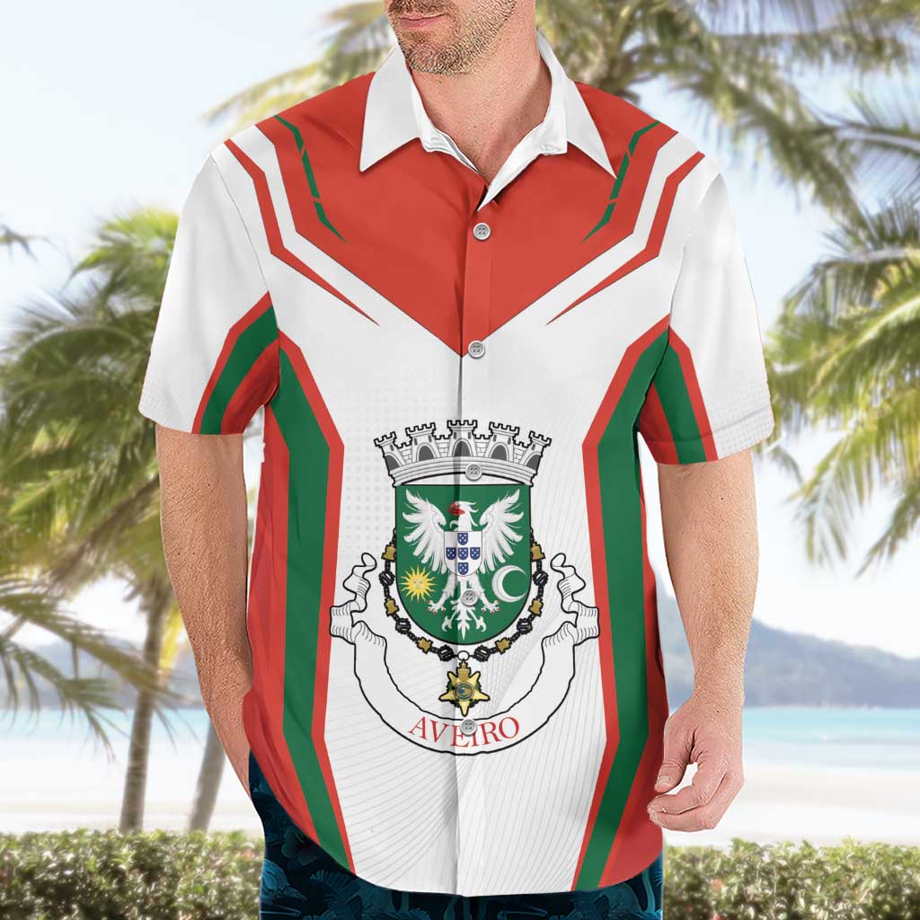 Personalized Aveiro Portugal Hawaiian Shirt Sporty Style - Wonder Print Shop