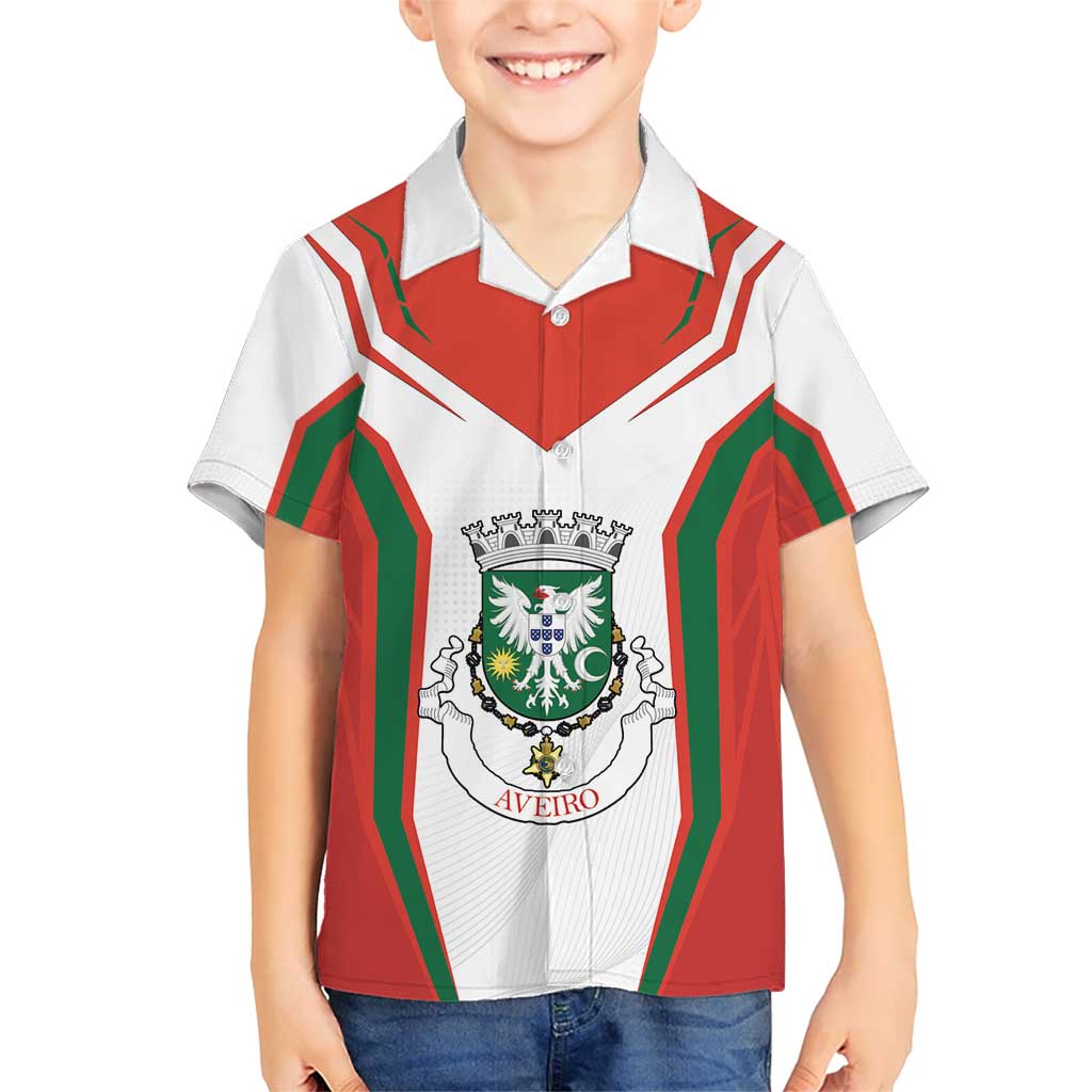 Personalized Aveiro Portugal Kid Hawaiian Shirt Sporty Style - Wonder Print Shop