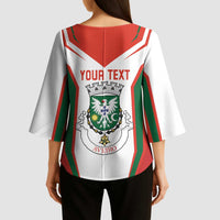Personalized Aveiro Portugal Kimono Sleeve Blouse Sporty Style - Wonder Print Shop