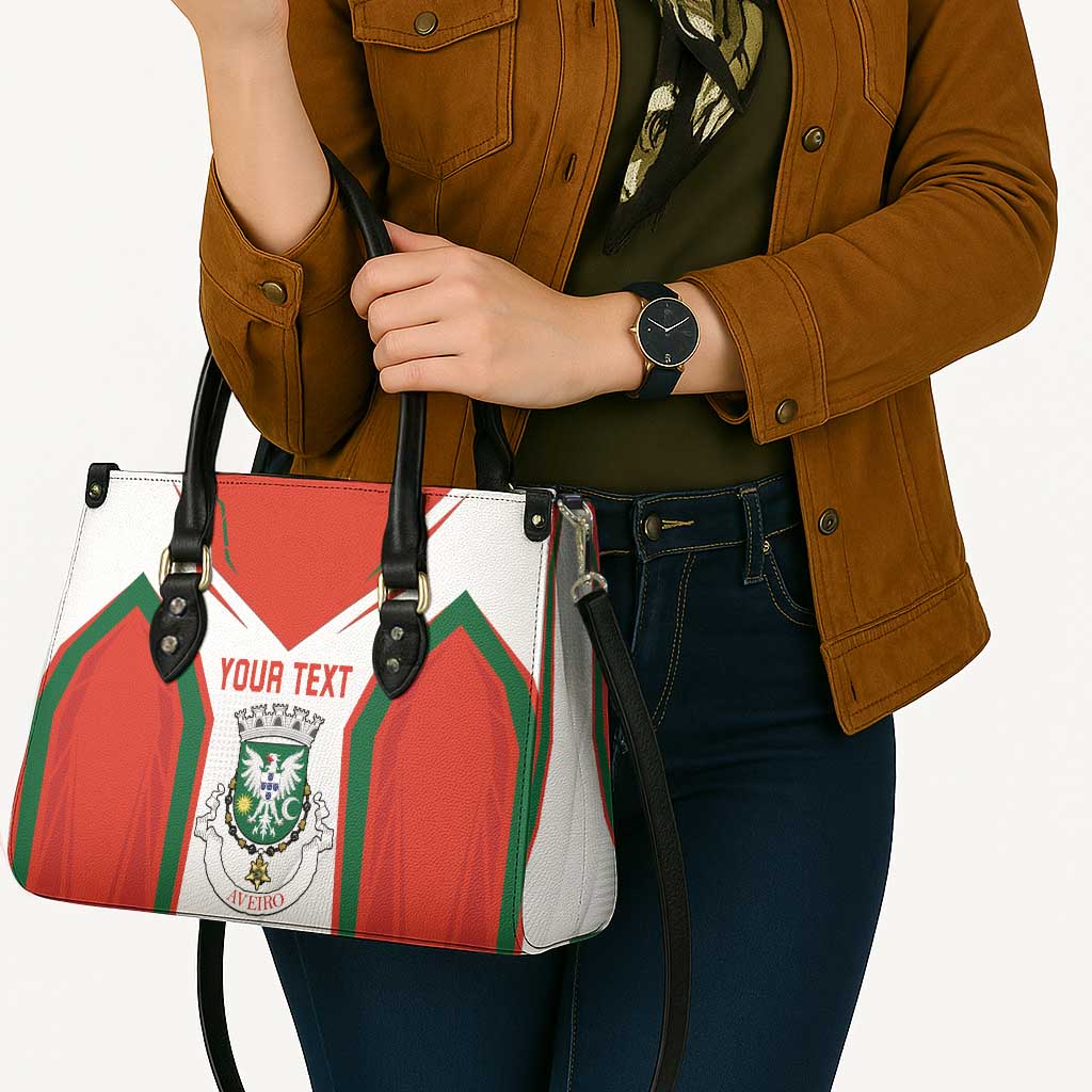 Personalized Aveiro Portugal Leather Bag Sporty Style - Wonder Print Shop
