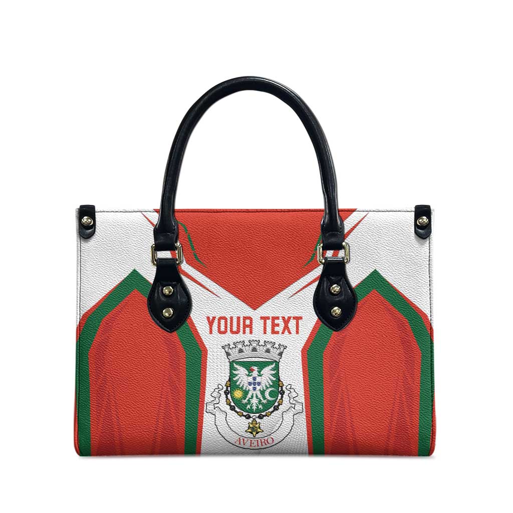 Personalized Aveiro Portugal Leather Bag Sporty Style - Wonder Print Shop