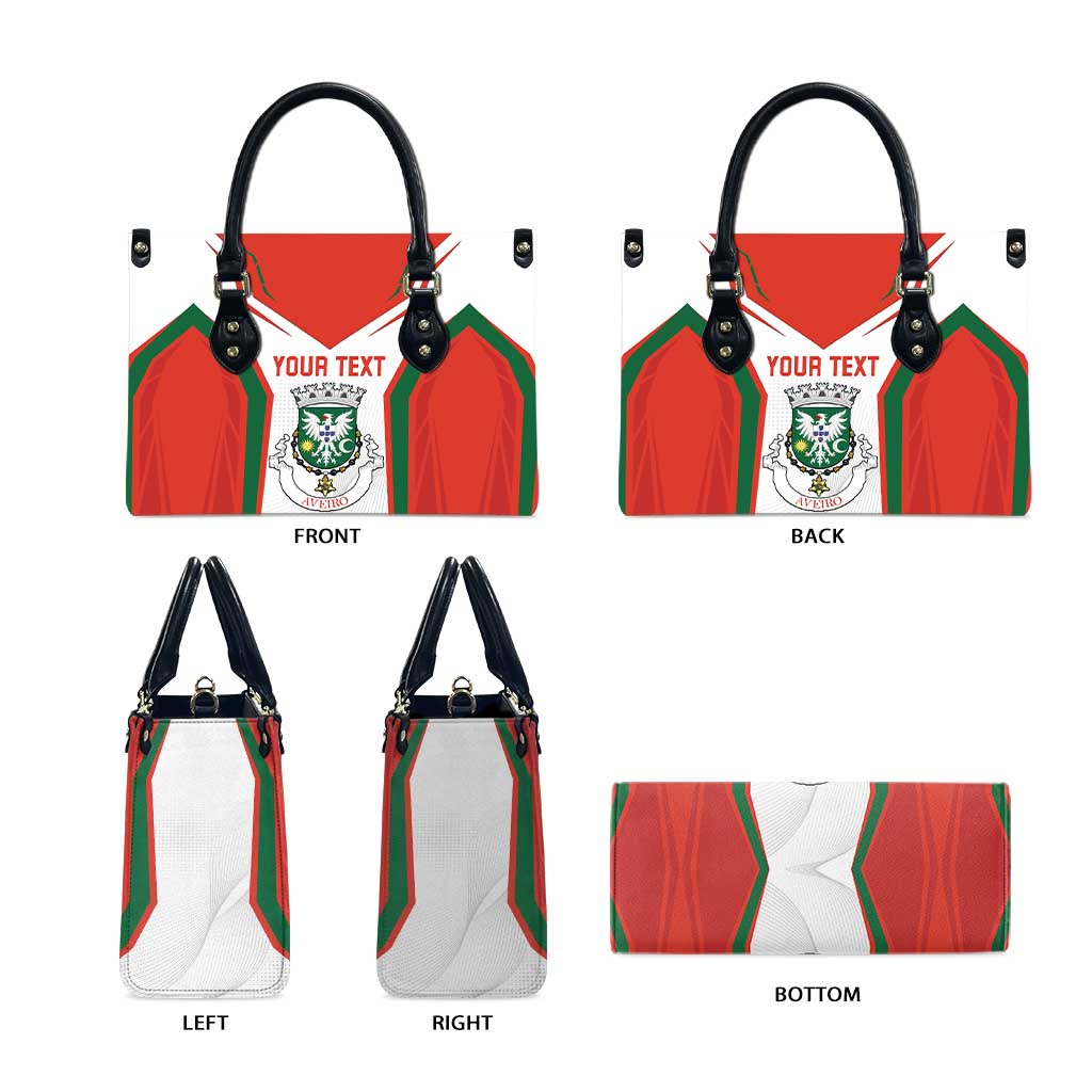 Personalized Aveiro Portugal Leather Bag Sporty Style - Wonder Print Shop