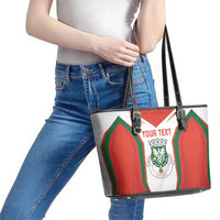 Personalized Aveiro Portugal Leather Tote Bag Sporty Style - Wonder Print Shop