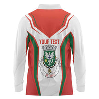Personalized Aveiro Portugal Long Sleeve Polo Shirt Sporty Style - Wonder Print Shop