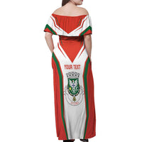 Personalized Aveiro Portugal Off Shoulder Maxi Dress Sporty Style - Wonder Print Shop