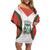 Personalized Aveiro Portugal Off Shoulder Short Dress Sporty Style - Wonder Print Shop