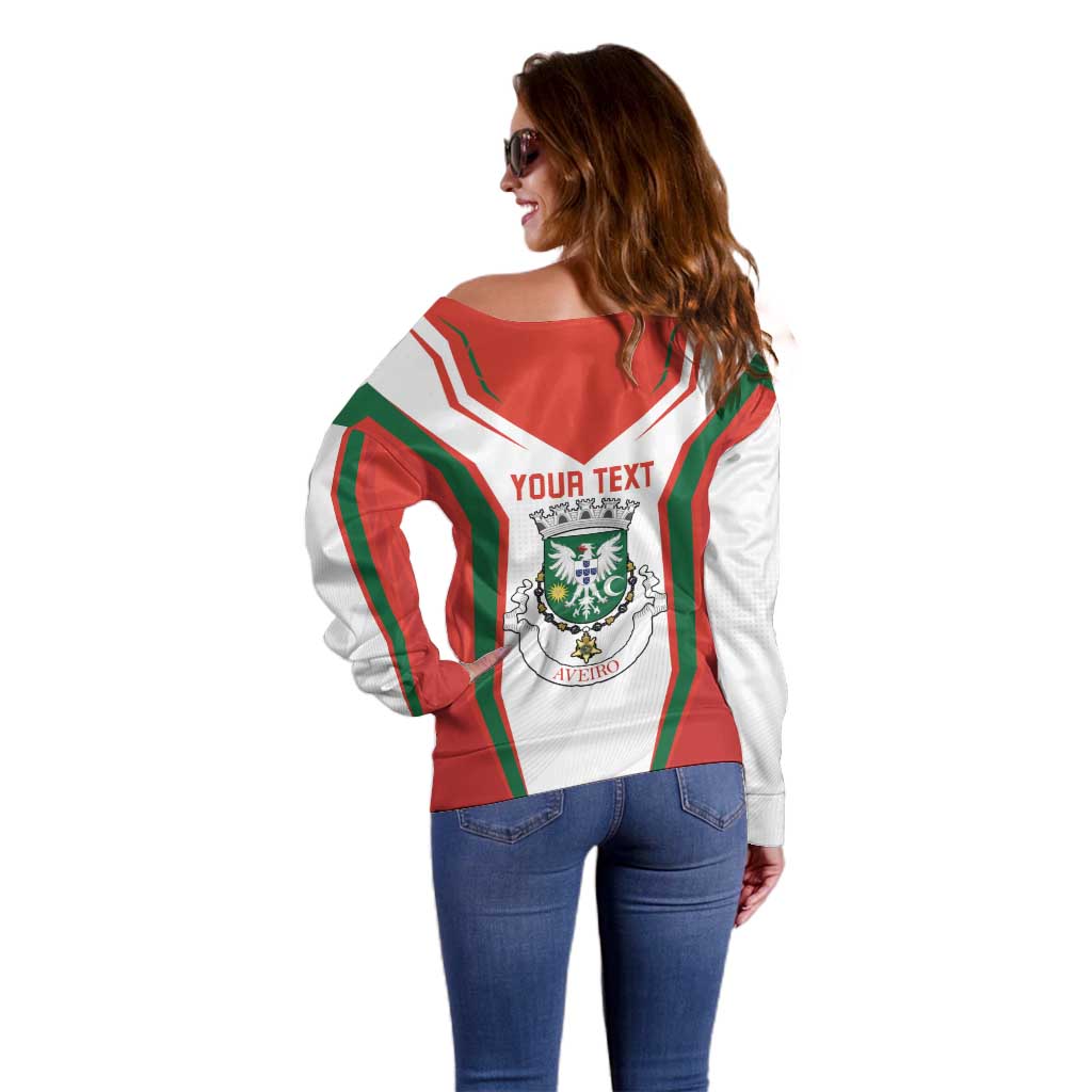 Personalized Aveiro Portugal Off Shoulder Sweater Sporty Style - Wonder Print Shop