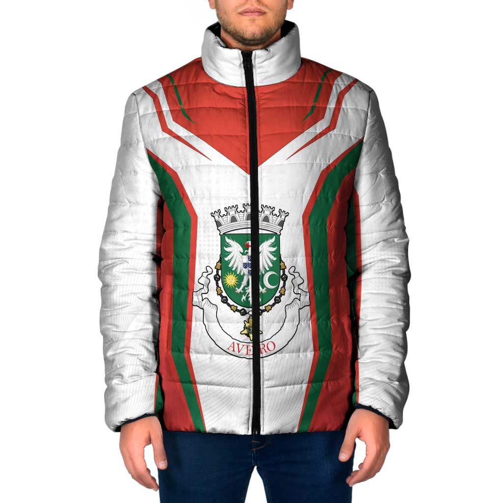 Personalized Aveiro Portugal Padded Jacket Sporty Style - Wonder Print Shop
