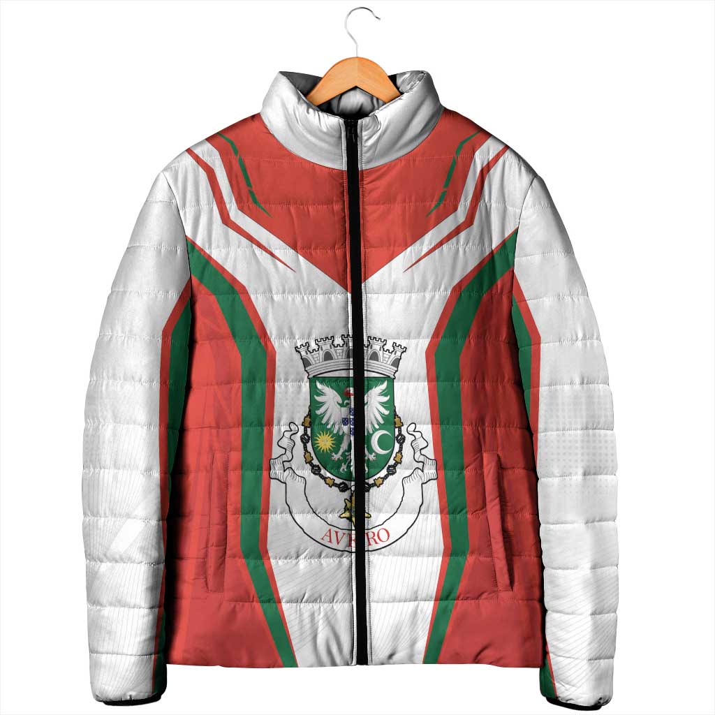Personalized Aveiro Portugal Padded Jacket Sporty Style - Wonder Print Shop