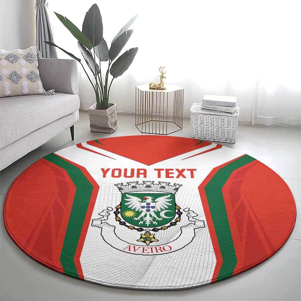 Personalized Aveiro Portugal Round Carpet Sporty Style - Wonder Print Shop