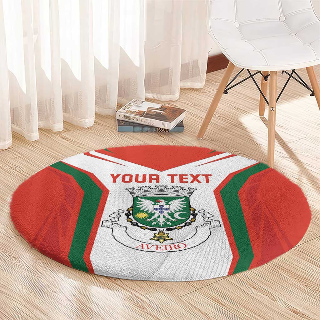 Personalized Aveiro Portugal Round Carpet Sporty Style - Wonder Print Shop