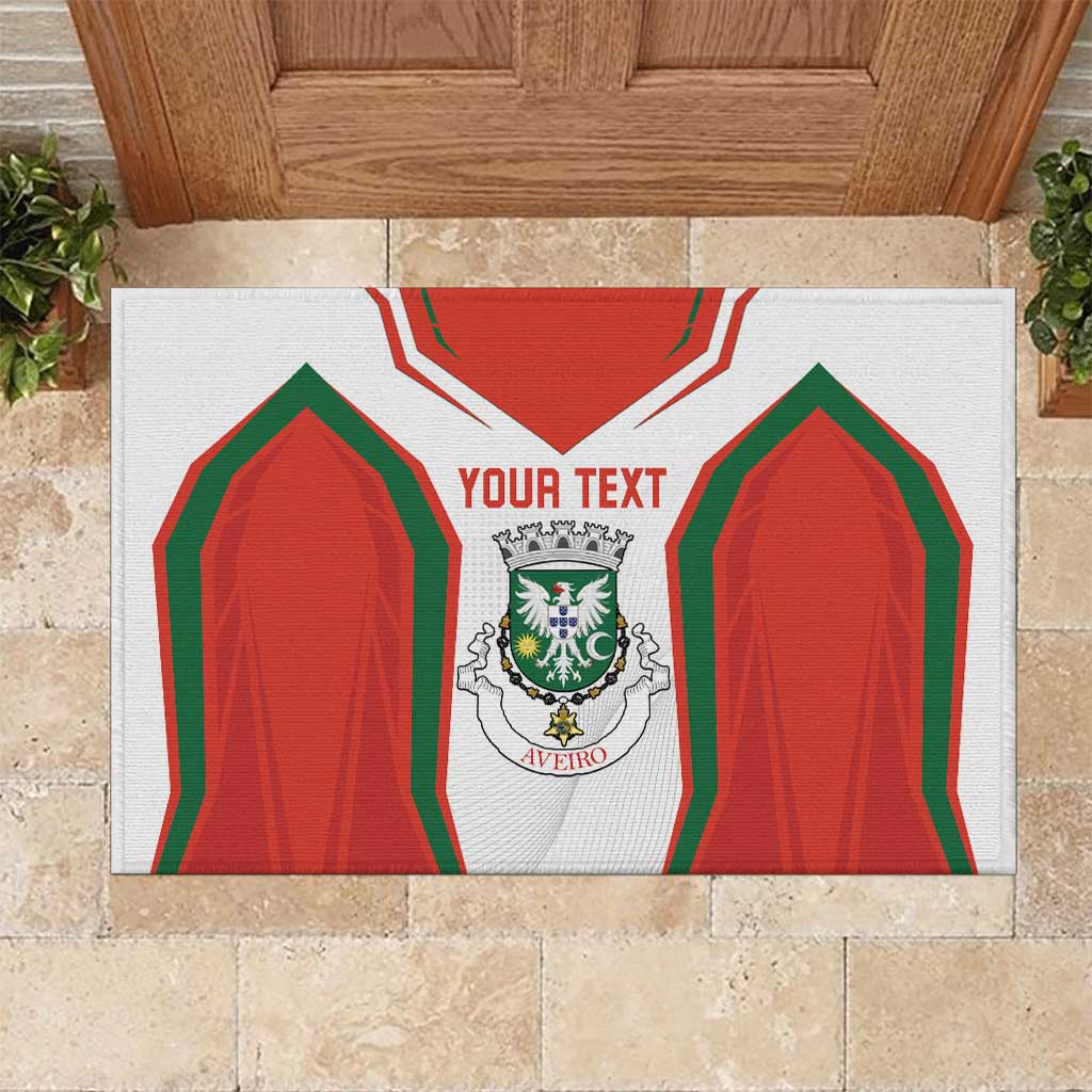 Personalized Aveiro Portugal Rubber Doormat Sporty Style - Wonder Print Shop