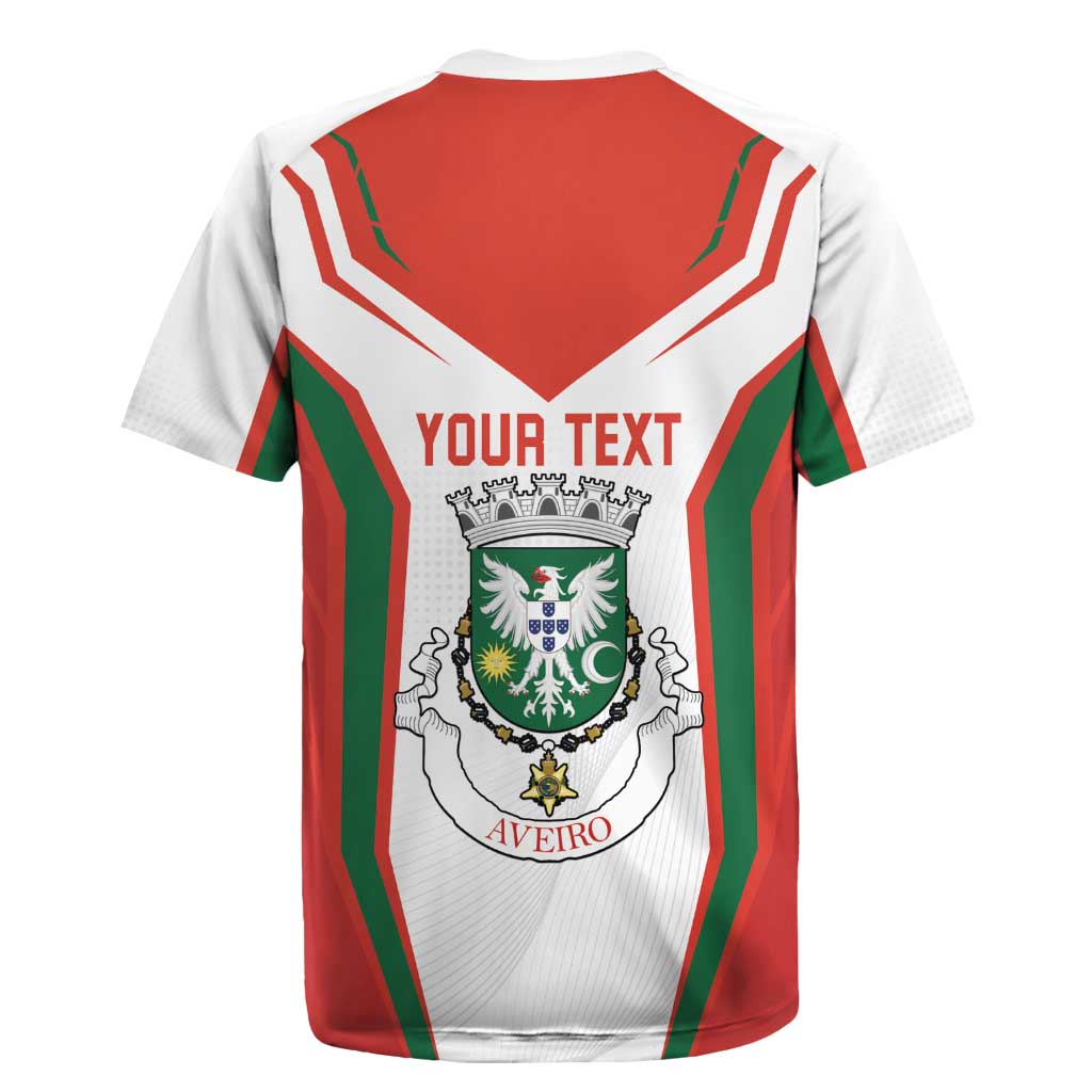 Personalized Aveiro Portugal Rugby Jersey Sporty Style - Wonder Print Shop
