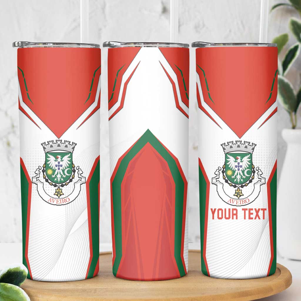 Personalized Aveiro Portugal Skinny Tumbler Sporty Style - Wonder Print Shop
