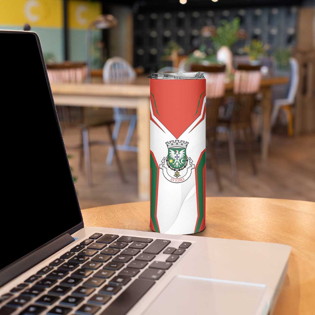 Personalized Aveiro Portugal Skinny Tumbler Sporty Style - Wonder Print Shop