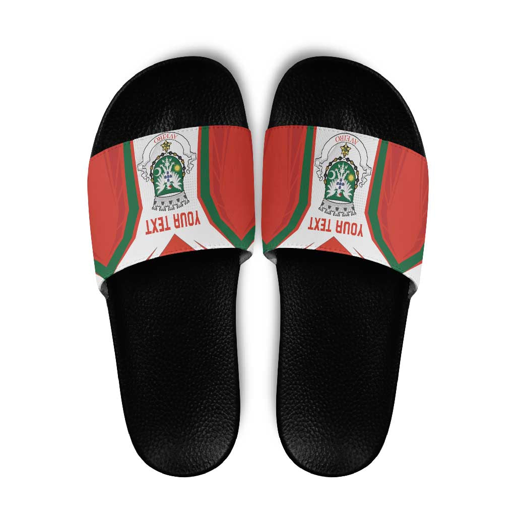 Personalized Aveiro Portugal Slide Sandals Sporty Style - Wonder Print Shop