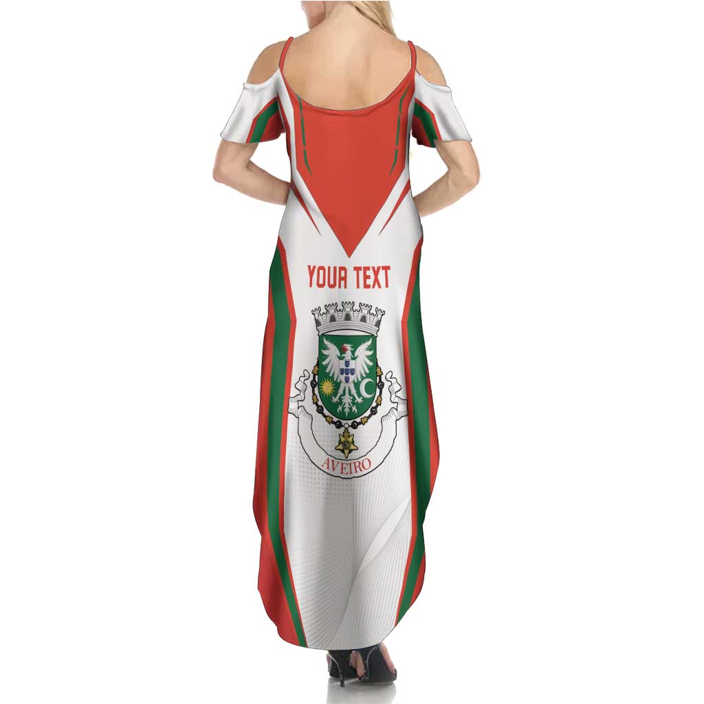 Personalized Aveiro Portugal Summer Maxi Dress Sporty Style - Wonder Print Shop