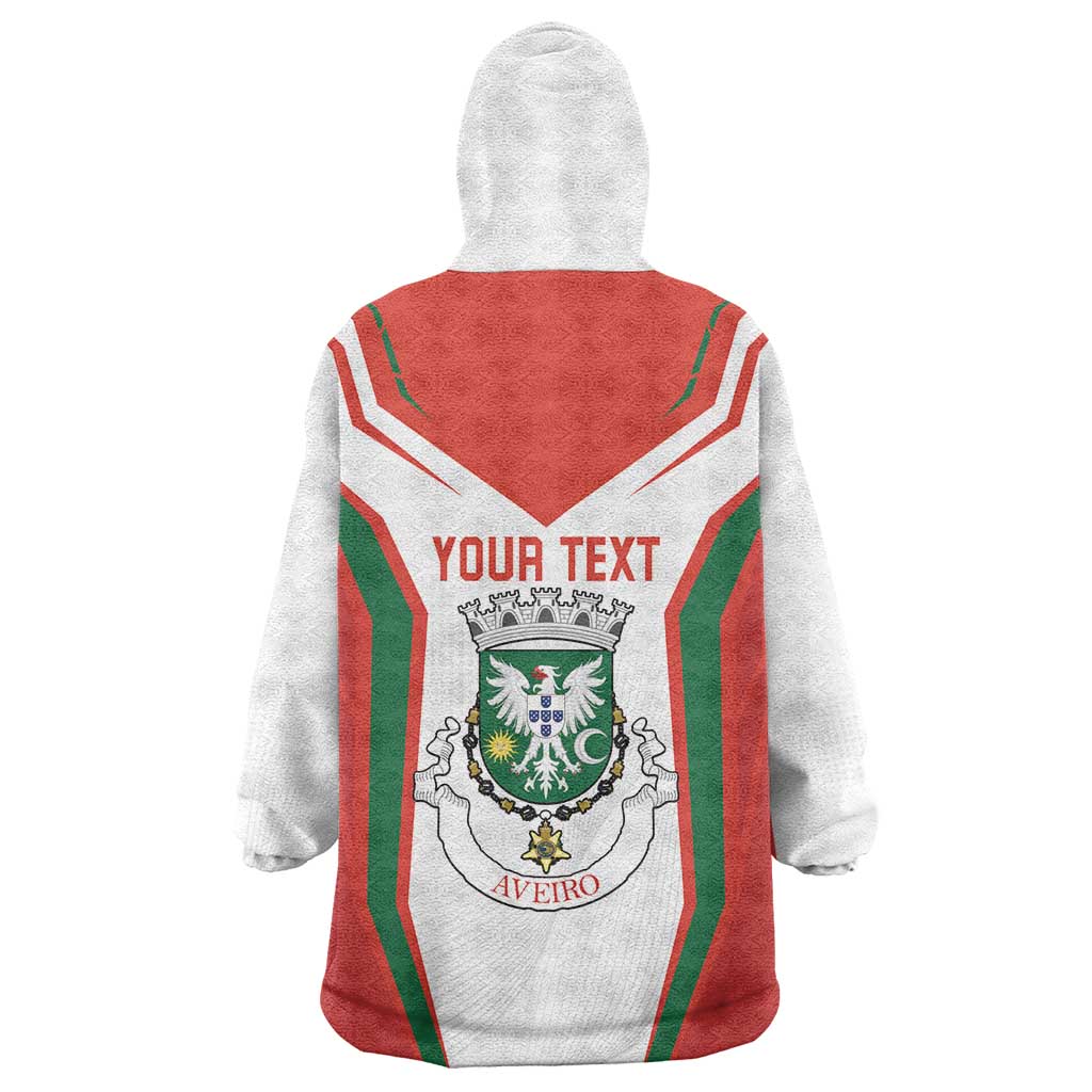 Personalized Aveiro Portugal Wearable Blanket Hoodie Sporty Style - Wonder Print Shop