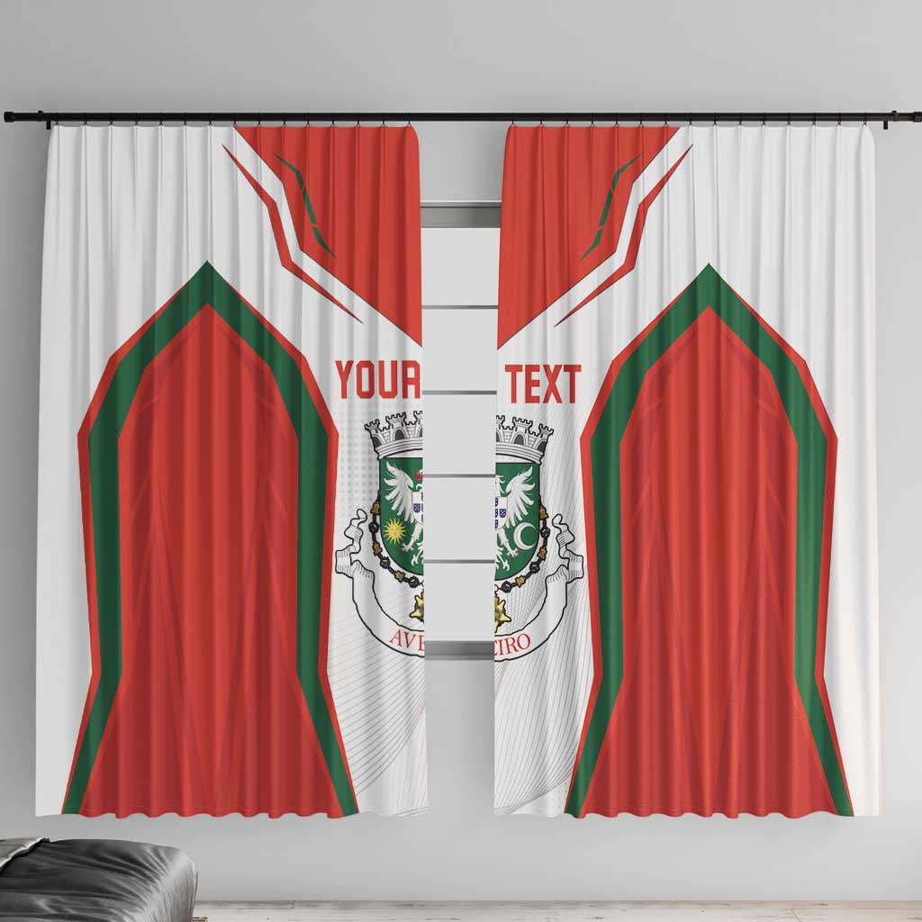 Personalized Aveiro Portugal Window Curtain Sporty Style - Wonder Print Shop