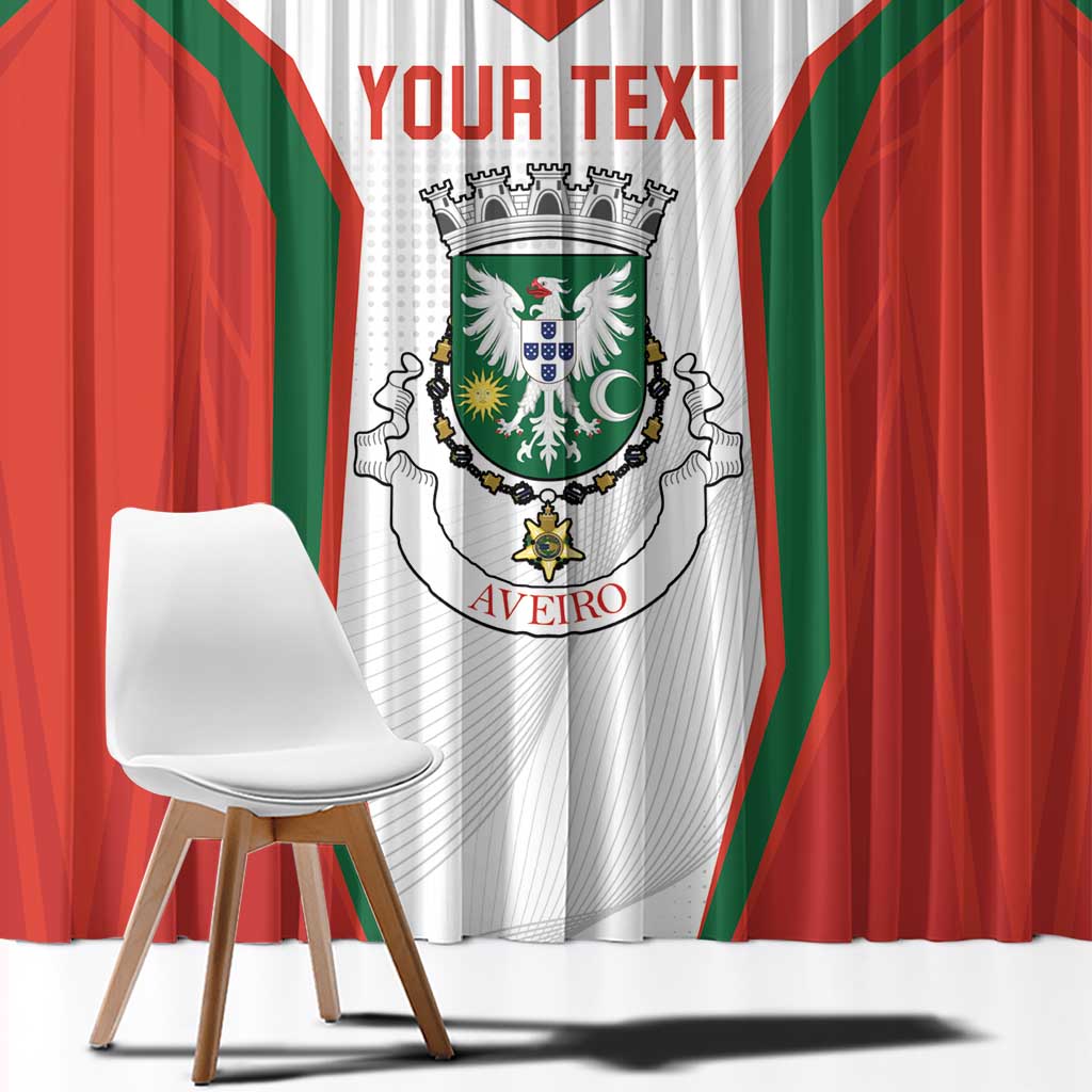 Personalized Aveiro Portugal Window Curtain Sporty Style - Wonder Print Shop