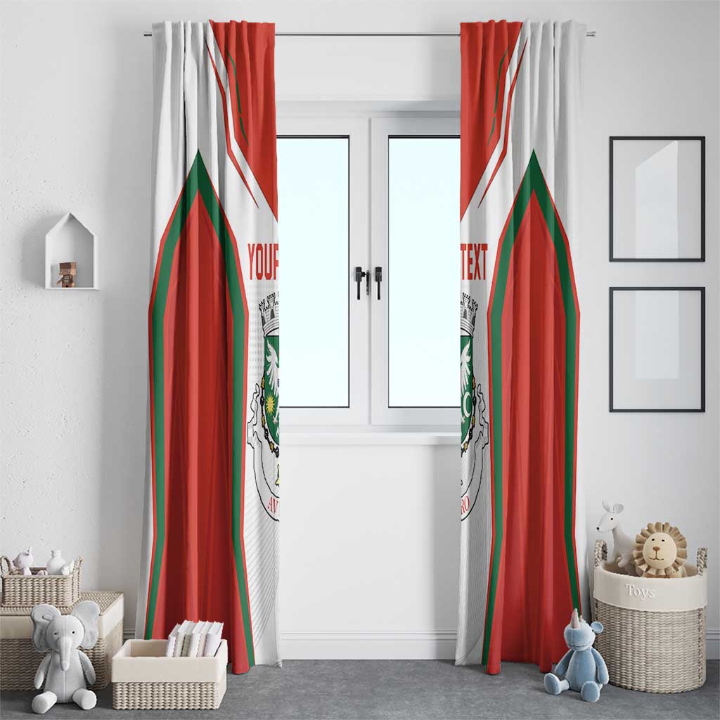 Personalized Aveiro Portugal Window Curtain Sporty Style - Wonder Print Shop