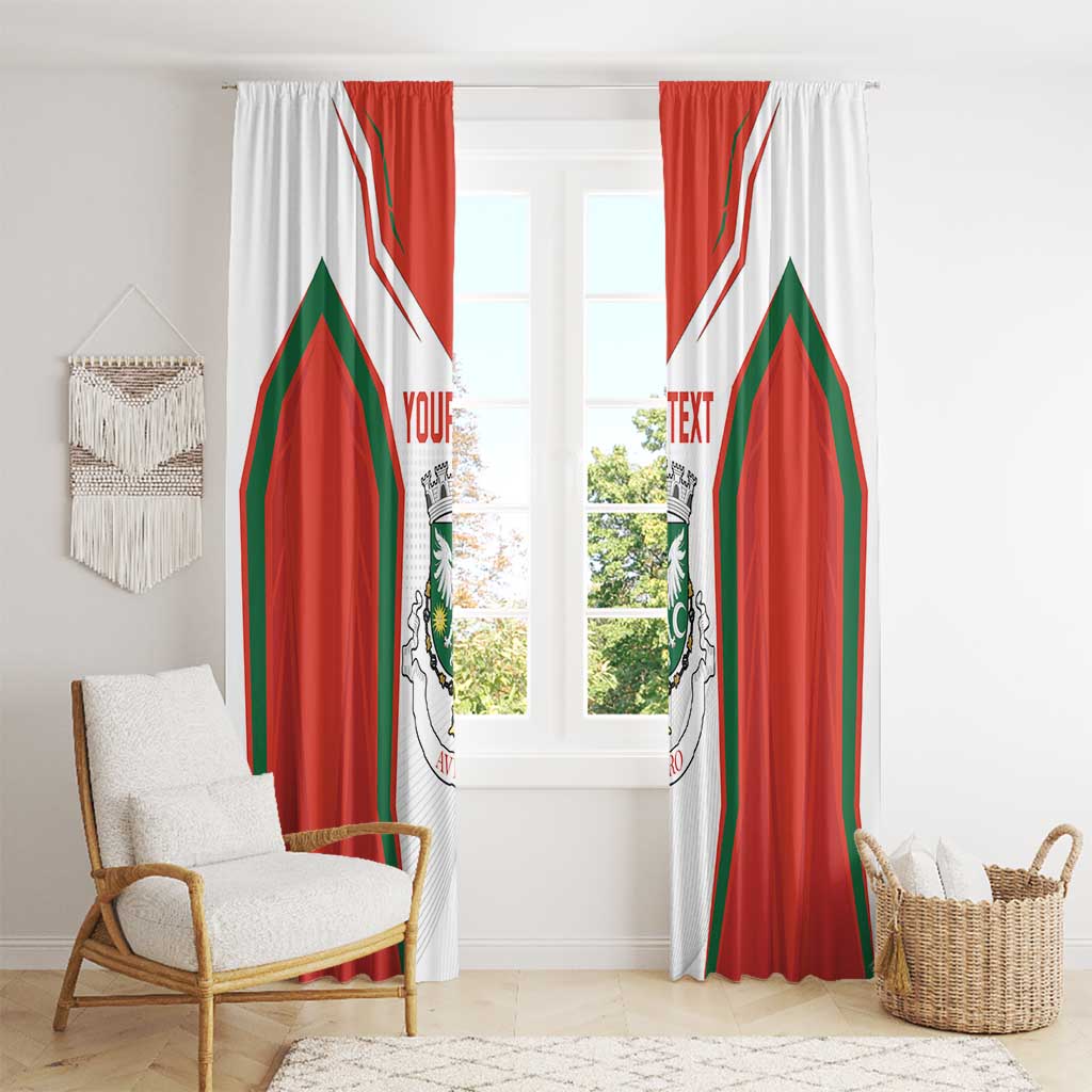 Personalized Aveiro Portugal Window Curtain Sporty Style - Wonder Print Shop