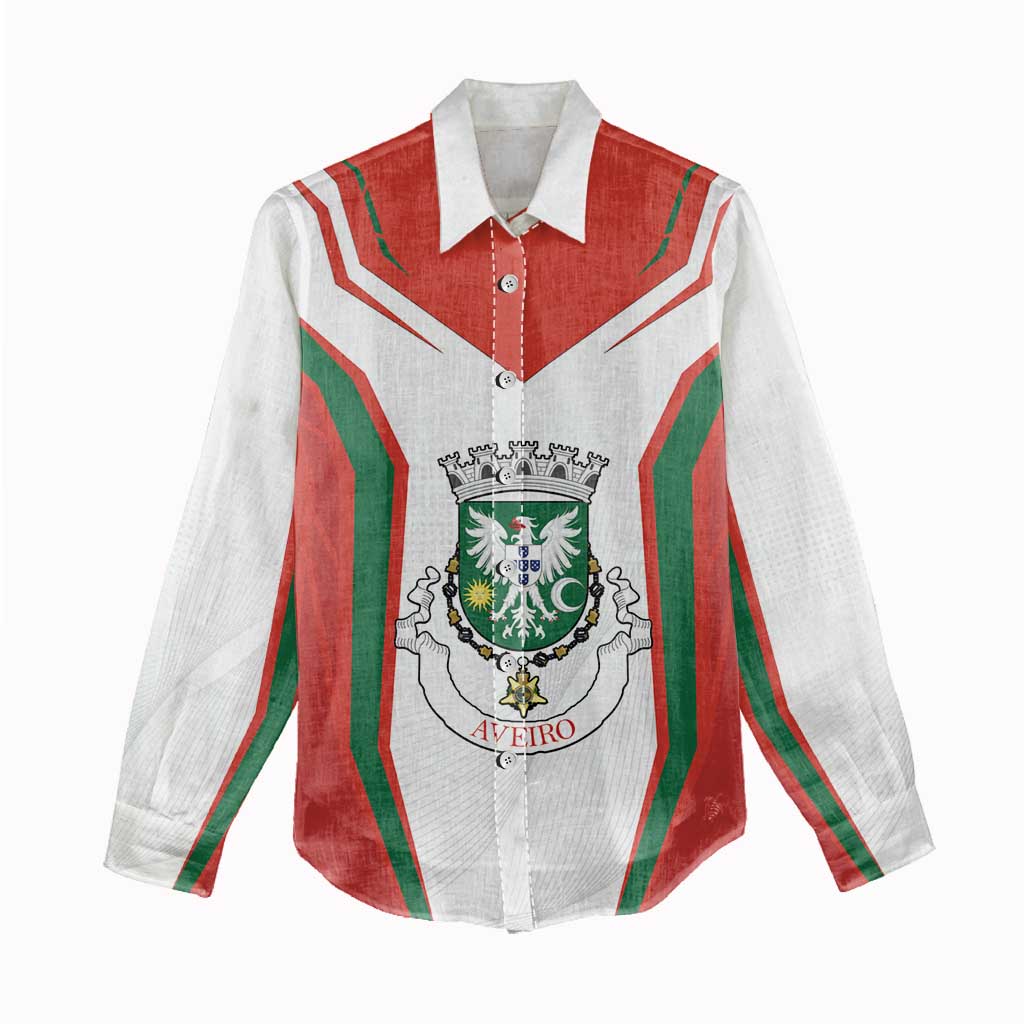 Personalized Aveiro Portugal Women Casual Shirt Sporty Style - Wonder Print Shop