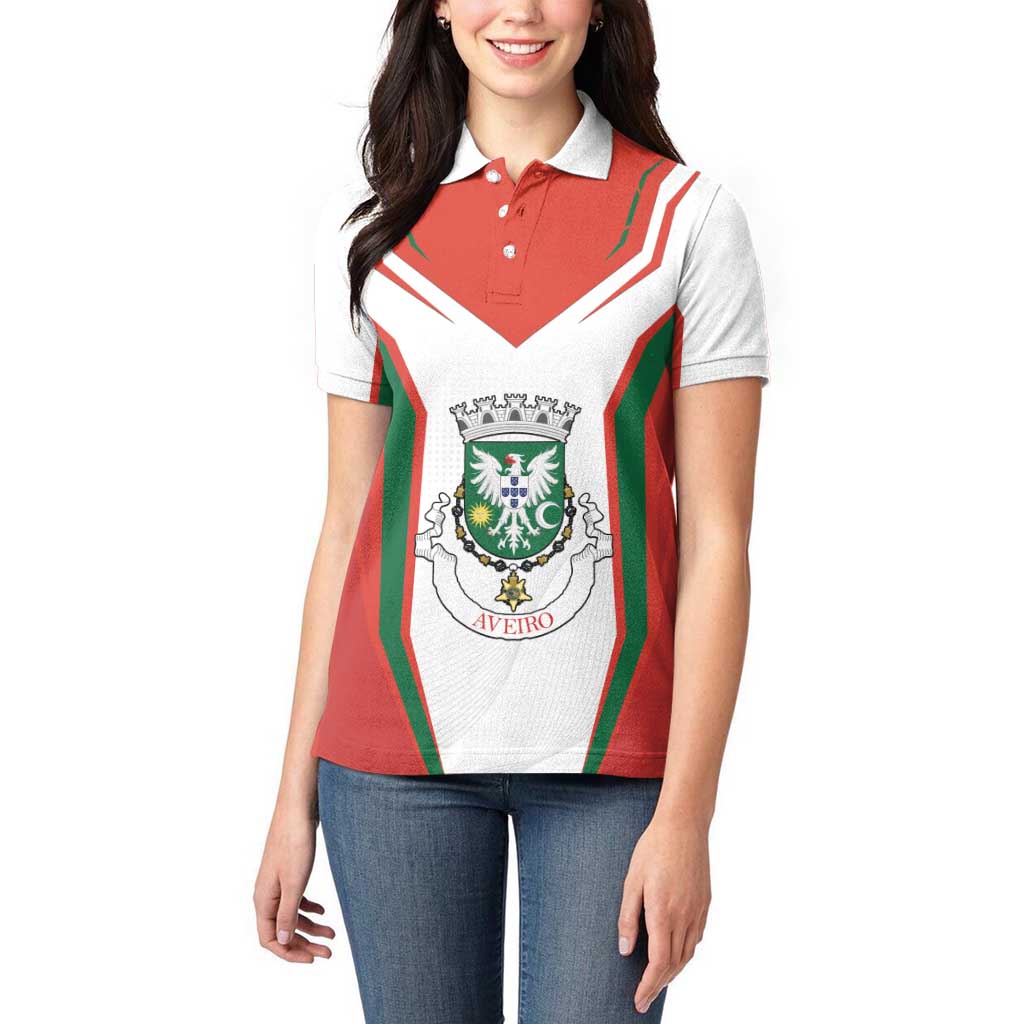 Personalized Aveiro Portugal Women Polo Shirt Sporty Style - Wonder Print Shop