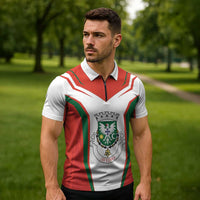 Personalized Aveiro Portugal Zipper Polo Shirt Sporty Style - Wonder Print Shop