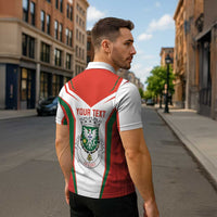 Personalized Aveiro Portugal Zipper Polo Shirt Sporty Style - Wonder Print Shop