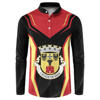 Personalized Beja Portugal Button Sweatshirt Sporty Style - Wonder Print Shop