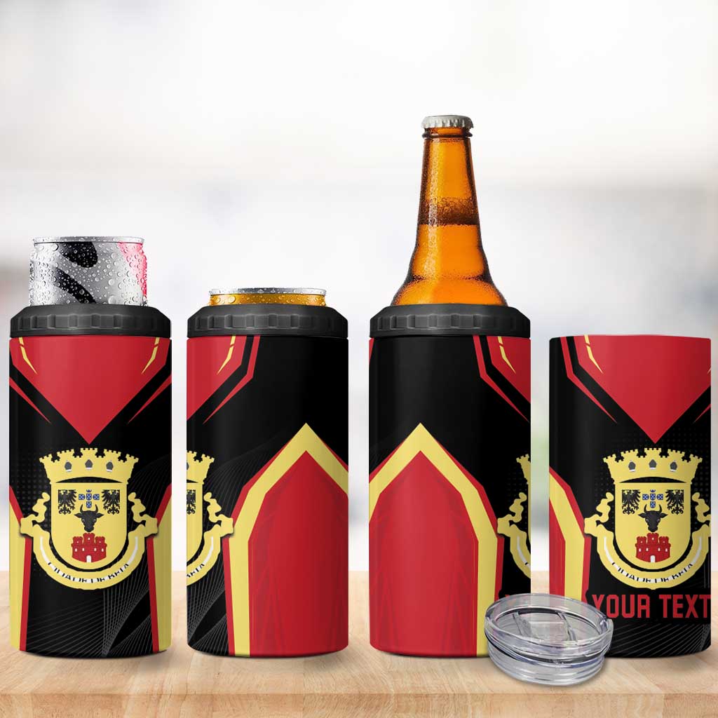 Personalized Beja Portugal 4 in 1 Can Cooler Tumbler Sporty Style - Wonder Print Shop