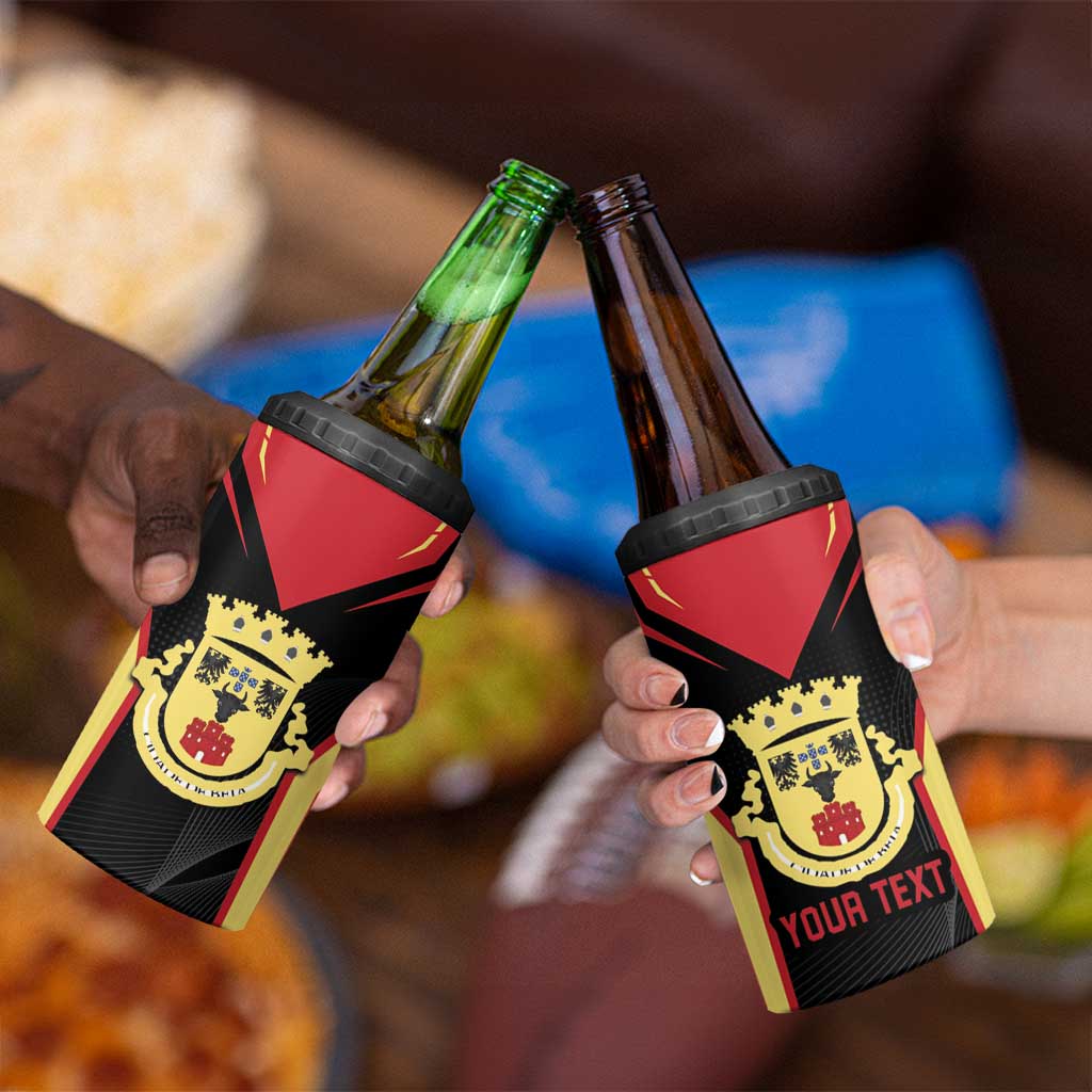 Personalized Beja Portugal 4 in 1 Can Cooler Tumbler Sporty Style - Wonder Print Shop