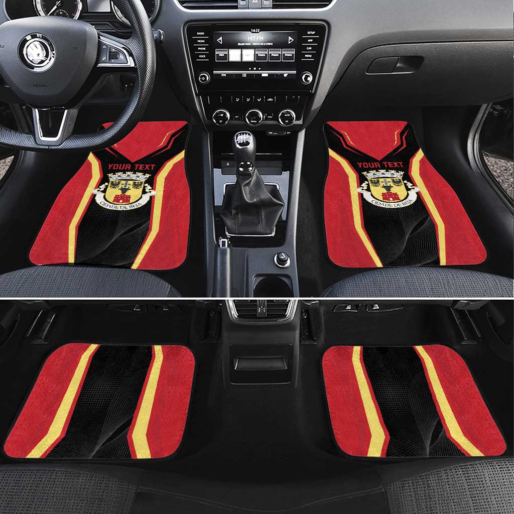 Personalized Beja Portugal Car Mats Sporty Style - Wonder Print Shop
