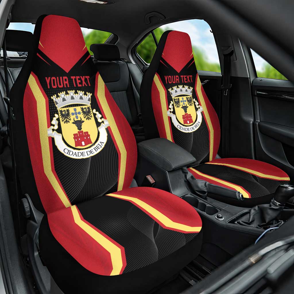 Personalized Beja Portugal Car Seat Cover Sporty Style - Wonder Print Shop