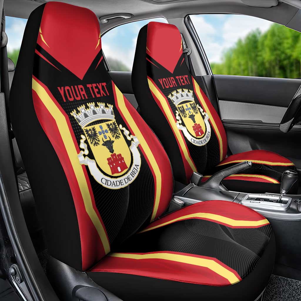 Personalized Beja Portugal Car Seat Cover Sporty Style - Wonder Print Shop