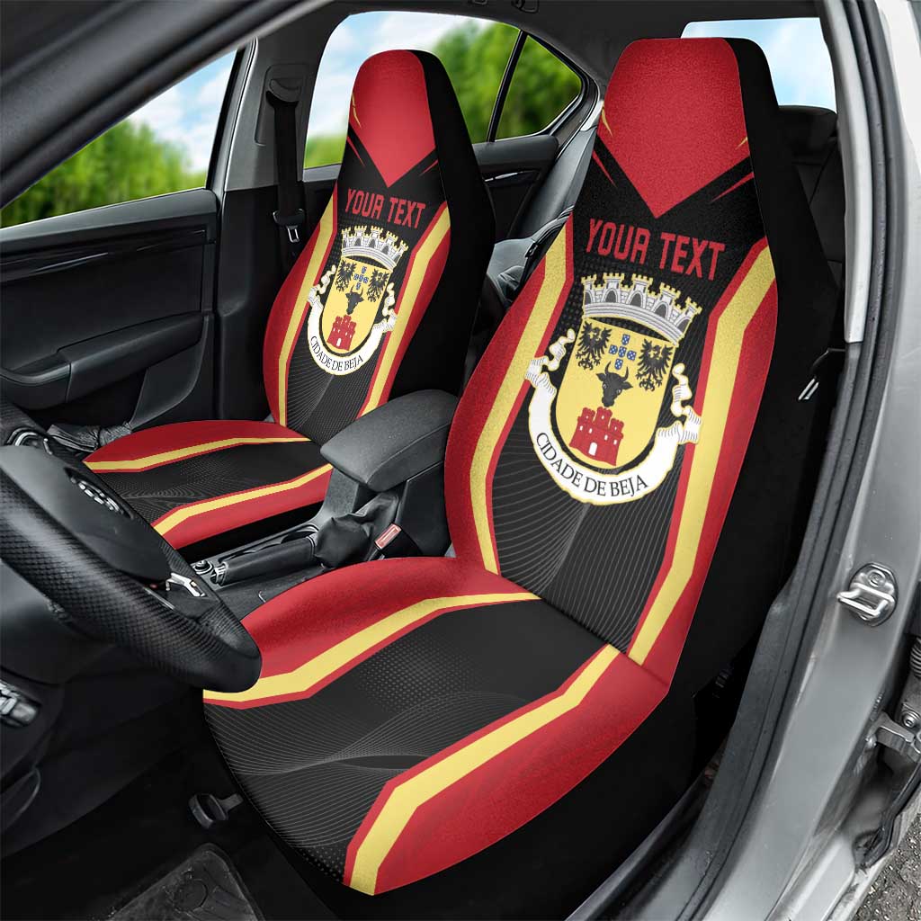 Personalized Beja Portugal Car Seat Cover Sporty Style - Wonder Print Shop