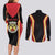 Personalized Beja Portugal Couples Matching Long Sleeve Bodycon Dress and Long Sleeve Button Shirt Sporty Style - Wonder Print Shop