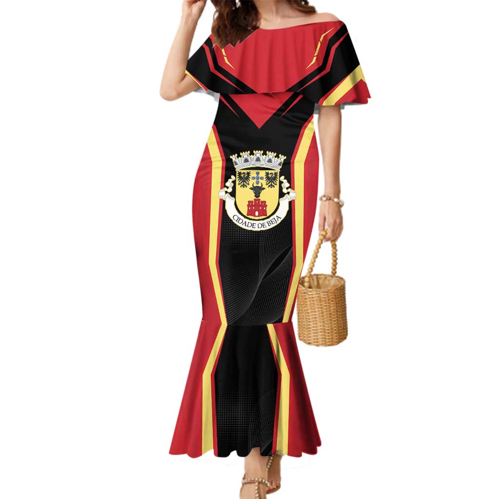 Personalized Beja Portugal Family Matching Mermaid Dress and Hawaiian Shirt Sporty Style - Wonder Print Shop