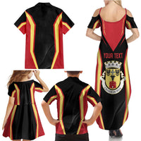 Personalized Beja Portugal Family Matching Summer Maxi Dress and Hawaiian Shirt Sporty Style - Wonder Print Shop