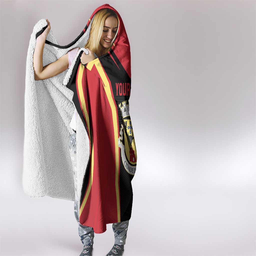 Personalized Beja Portugal Hooded Blanket Sporty Style - Wonder Print Shop