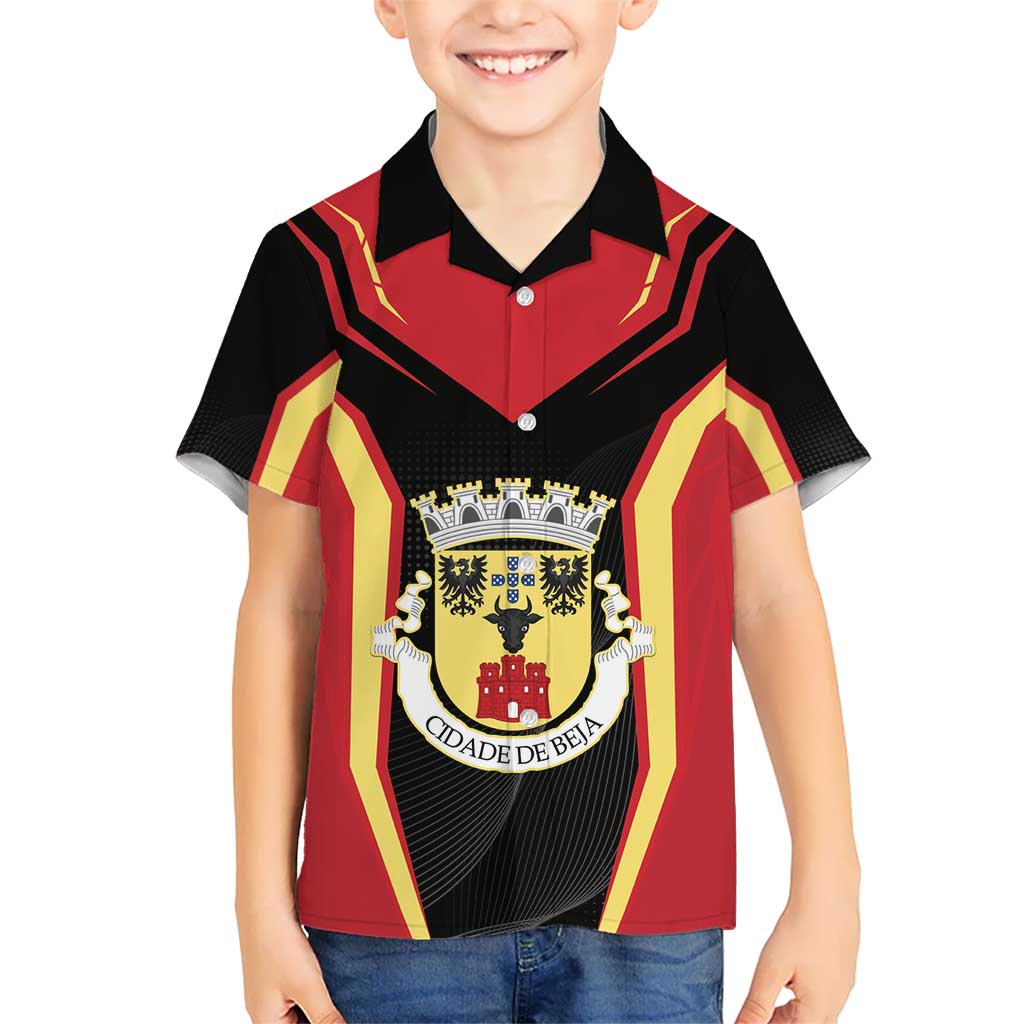 Personalized Beja Portugal Kid Hawaiian Shirt Sporty Style - Wonder Print Shop