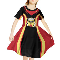 Personalized Beja Portugal Kid Short Sleeve Dress Sporty Style - Wonder Print Shop