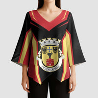 Personalized Beja Portugal Kimono Sleeve Blouse Sporty Style - Wonder Print Shop