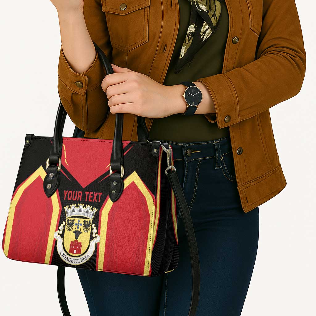 Personalized Beja Portugal Leather Bag Sporty Style - Wonder Print Shop